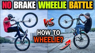 CYCLE STUNT CHALLENGE  How to Wheelie [upl. by Manvel182]