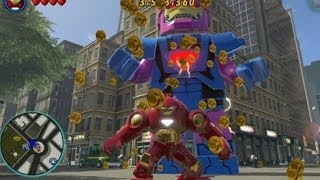 LEGO Marvel Super Heroes PS4  All Iron Man Characters  Free Roam Gameplay [upl. by Mitman5]