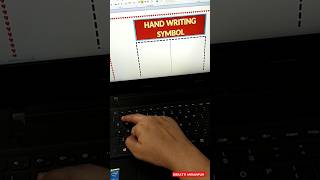HANDWRITING SYMBOL  keyboard shortcuts  computer  msword shorts [upl. by Yolanda]