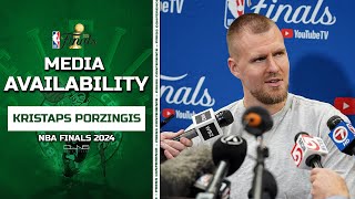 Kristaps Porzingis NEW INJURY Update Will Play Unless Celtics Say No  NBA Finals [upl. by Alesig]