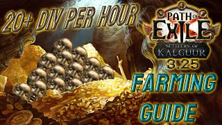 Easy Low Budget 20 Div Farming Strategy  Path of Exile 325 [upl. by Owades170]