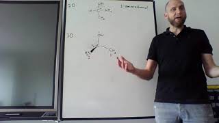 Uitleg spiegelbeeldisomeren  enantiomeren deel 2 klas 4 [upl. by Edee]