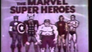 Marvel Super Heroes 1966  INTRO IN COLOR AND A CAPTAIN AMERICA BIO [upl. by Severen]