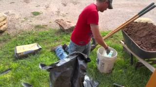 Easiest Cheapest Quickest way to mix Cement [upl. by Eiramanig502]