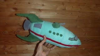 Made a futurama ship plush toy [upl. by Ekle111]