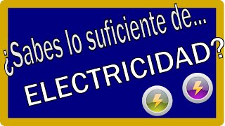 20 Preguntas Desafiantes sobre Electricidad ⚡  ¿Cuánto Sabes [upl. by Werdnaed]