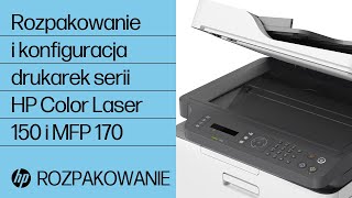 Rozpakowanie i konfiguracja drukarek serii HP Color Laser 150 i MFP 170  HP Laser  HP [upl. by Zabrine921]