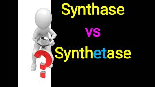 Synthase vs Synthetase [upl. by Aciria]