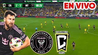 🔴 INTER MIAMI VS COLUMBUS CREW PARTIDO EN VIVO  MLS  JUEGA MESSI FULL MATCH [upl. by Gault]