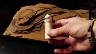 Lighthouse Cribbage Board Gets Lit [upl. by Kcire]