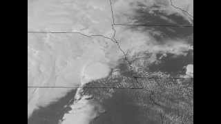 1Minute Satellite Data Loop of May 11 2014 Tornadic Supercell [upl. by Jerrome]