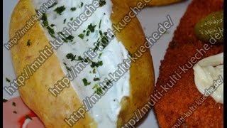 Folienkartoffeln mit Lauchzwiebel Quarkcreme [upl. by Yttig]