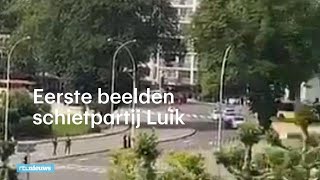 Eerste beelden schietpartij Luik  RTL NIEUWS [upl. by Rickert]