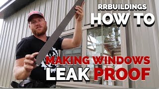 Make your windows leak proof How to Trim a Window [upl. by Notak]