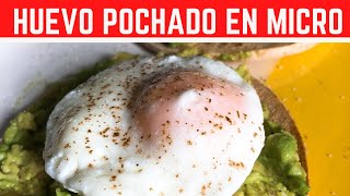 Como hacer Huevos pochados en microondas [upl. by Enilkcaj374]