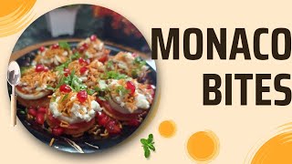 Monaco Bites  Toppings Recipe  Kids Recipe Starter Recipe  Canapes  Easy and Quick Chaat Recipe [upl. by Holton]