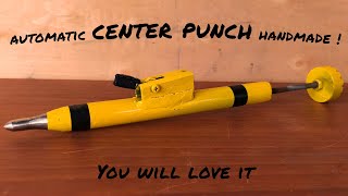 Make a professional Automatic Center punch [upl. by Nala302]