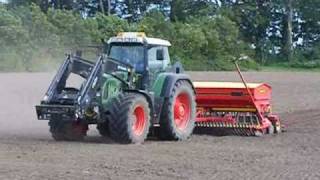 Fendt 818Väderstad Rapid 400 with GPS [upl. by Leila]