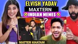 ELVISH YADAV VS MAXTERN MATTER CLOSED THUGESH ELVISH YADAV REACTION [upl. by Litnahs]