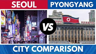 Seoul VS Pyongyang City Comparison Safety Crime Health care Freedom [upl. by Zeret]