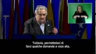 Discorso del presidente Mujica alle Nazioni Unite sullo sviluppo sostenibile  sub ITA [upl. by Chic]