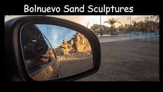 Bolnuevo Sand Sculptures Mazarron Murcia Spain [upl. by Odlanyer]