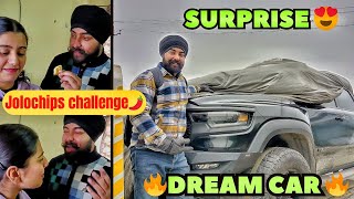 FINALLY DREAM CAR ki DELIVERY 😍  JOLOCHIP CHALLENGE 🌶️🔥  ONE amp ONLY IN INDIA  RAM PICKA 🚀 [upl. by Doolittle]