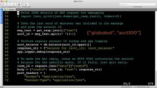 Pluralsight Sample  Demo Webhook Processing and Interactive Bot Testing [upl. by Daukas]