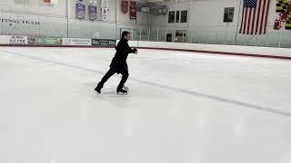 Ice Dance Testing Adult Preliminary  Dutch Waltz Canasta Tango amp Rhythm Blues  Another Pass [upl. by Imoen]