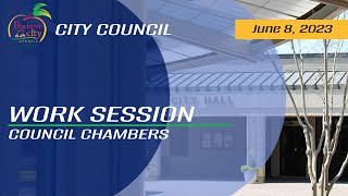 Watch Peachtree City City Council Work Session  June 8th 2023 [upl. by Liw]