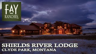 Montana Property For Sale  Shields River Lodge  Clyde Park MT [upl. by Aiuqet218]