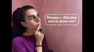 Che differenza cè tra demenza senile e Alzheimer [upl. by Rolyab]