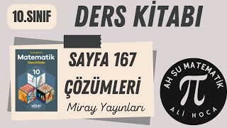 10Sınıf Matematik Kitabı Sayfa 167 CevaplarıÇözümleri Miray Yayınları [upl. by Ernesto]