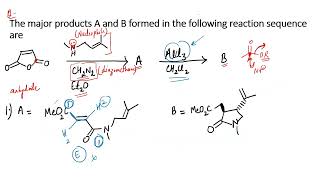 CSIR NET PYQs  Chemical Sciences  GATE CY  Ene Reaction  Diazomethane  learnChemistry [upl. by Lucius153]