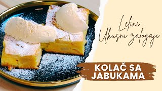 Kolač sa jabukama  Lelini ukusni zalogaji [upl. by Natsud604]