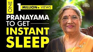 Best Pranayama for Better Sleep at Night  Stress and Tension Free Sleep  5 Minute Yoga [upl. by Nenney]