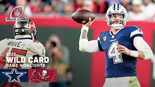 Dallas Cowboys vs Tampa Bay Buccaneers  2022 Super Wild Card Weekend Game Highlights [upl. by Yesnek952]