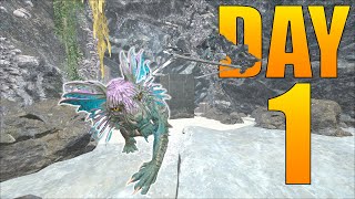 DUO Claiming Underwater Pirate Cave Day 1  Ark PvP [upl. by Akaya423]