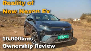 2023 facelift tata nexon ev  ownership review  nexonev2023 [upl. by Suckow440]