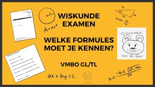 Wiskunde Examen Formules die je moet kennen voor je examen [upl. by Vasquez73]