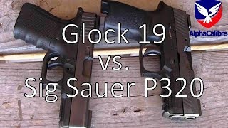 Glock 19 vs Sig Sauer P320 [upl. by Annawyt592]