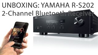 AVGearShop Unboxing Yamaha RS202 Bluetooth Receiver In Under 1 Minute [upl. by Malchy]