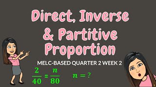 DIRECT INVERSE amp PARTITIVE PROPORTION [upl. by Nickie]