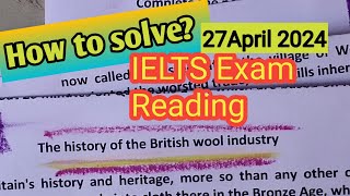 27April IELTS Reading Answers 27 April Listening Answers  Reading Listening Answers 27 April Exam [upl. by Akkimat]