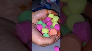 Colour Naphthalene balls smelling 🟣🟡🟢🟠🤤 mothballs asmr satisfying shorts naphthaleneshort [upl. by Terrab]