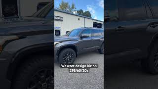 2024 Toyota sequoia w wescott design lift kit and 2956520 BFGs toyotasequoia [upl. by Aipotu764]