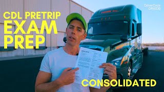 Class A CDL Pretrip Exam  New 2024 Standard [upl. by Garold]