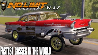 Fastest GASSER 55 Chevy In the World‼️No Limit Drag Racing 2 Gasser Tune [upl. by Min]