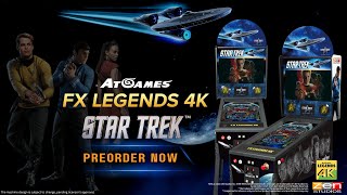 AtGames FX Legends 4K Star Trek™ CEP Dive into a Pinball Adventure like Never Before [upl. by Ellah45]