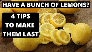 Too Many Lemons Preserve Lemons 4 Ways [upl. by Moynahan]